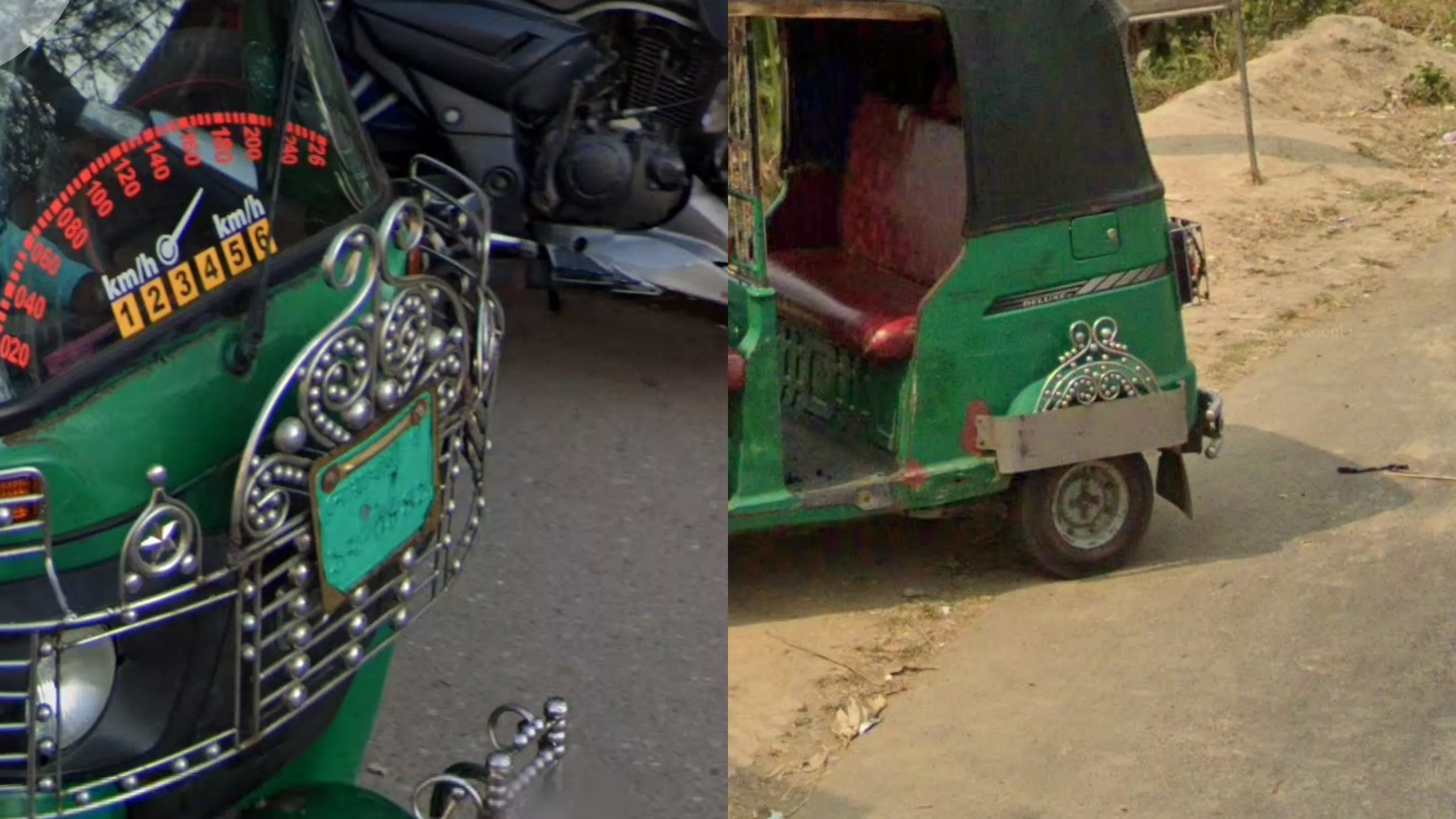 Curly Dome Rickshaw Ornaments