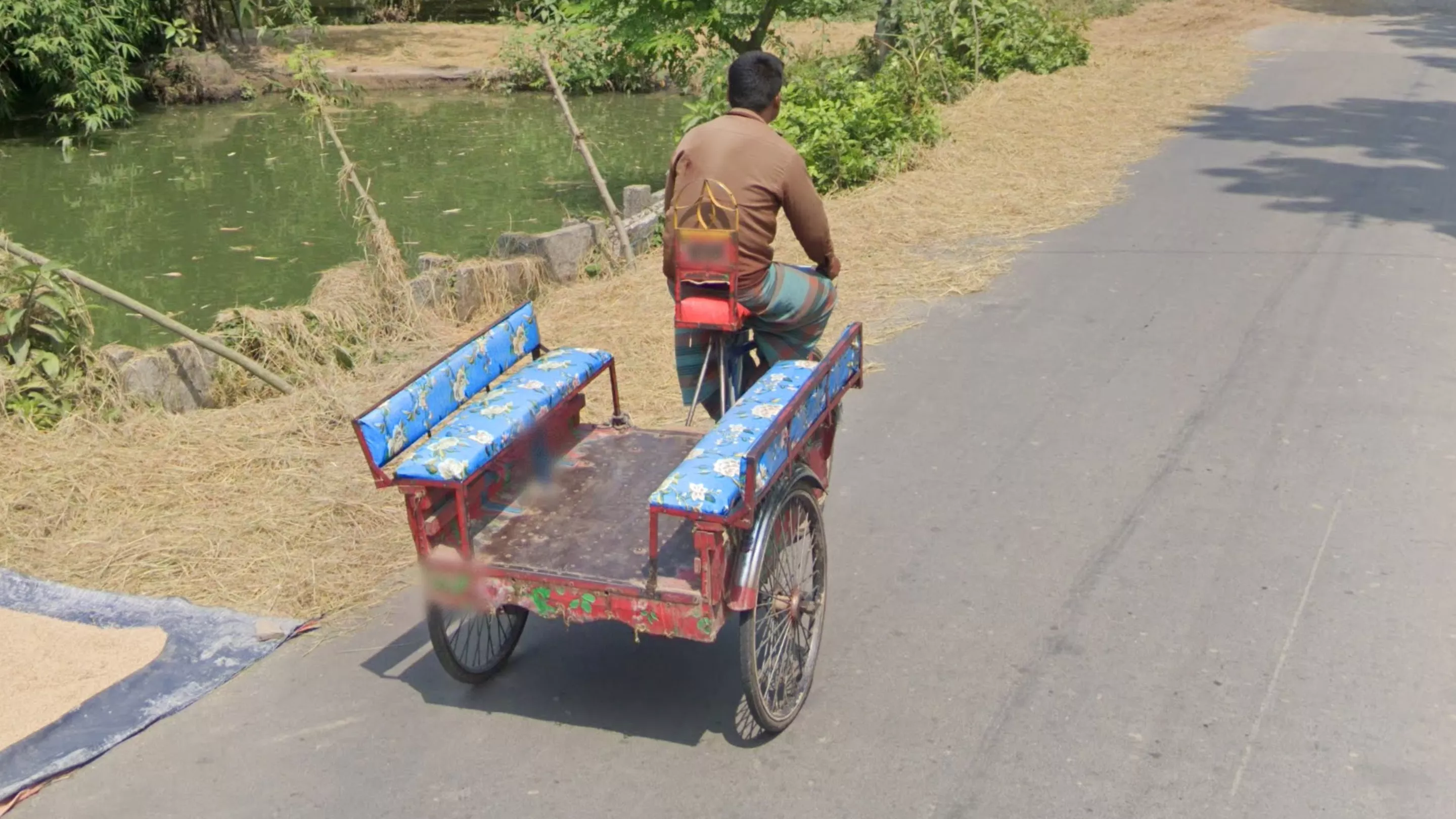 Long Bench Cycle Rickshaws