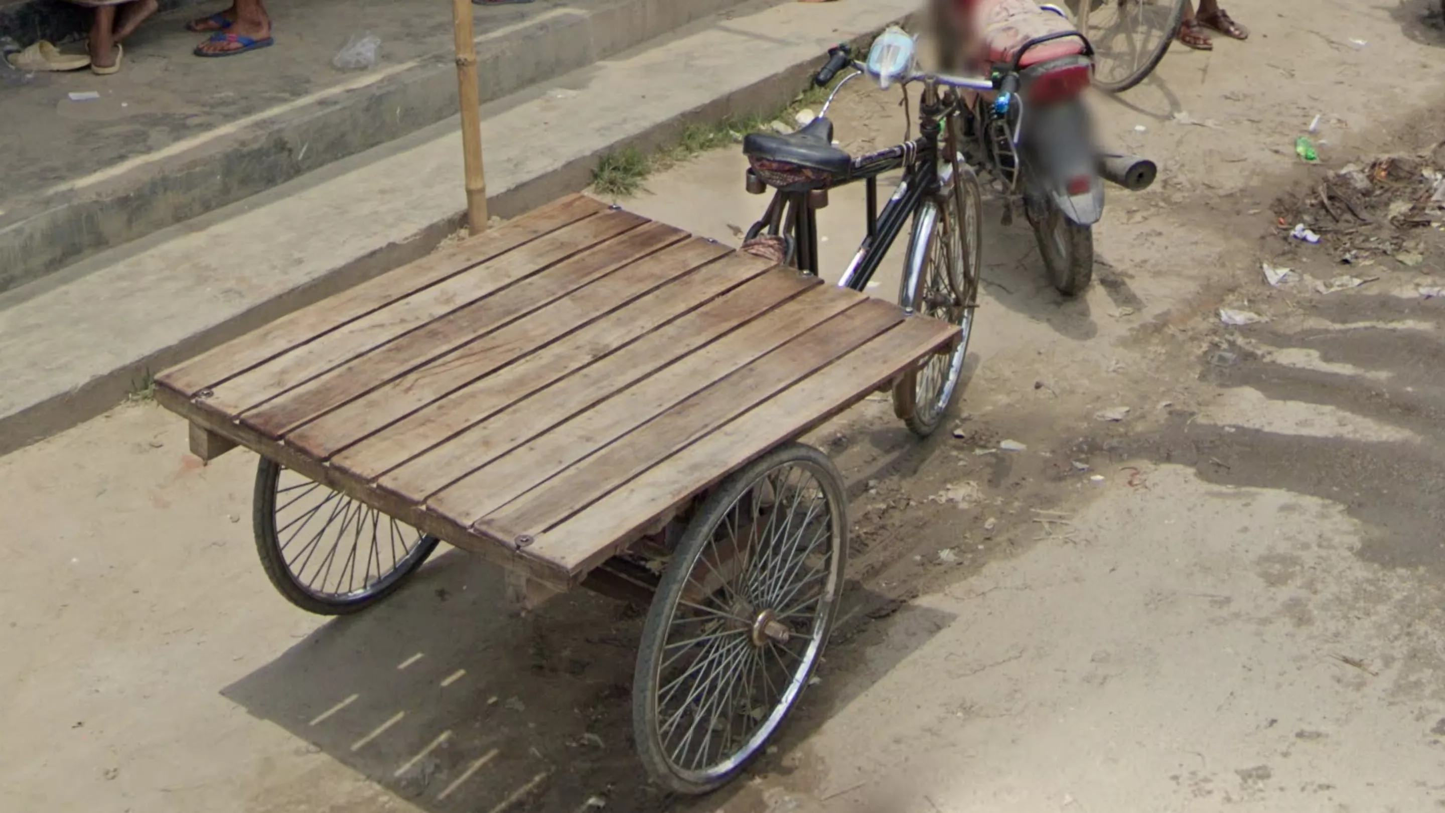 Long Plank Cycle Rickshaws