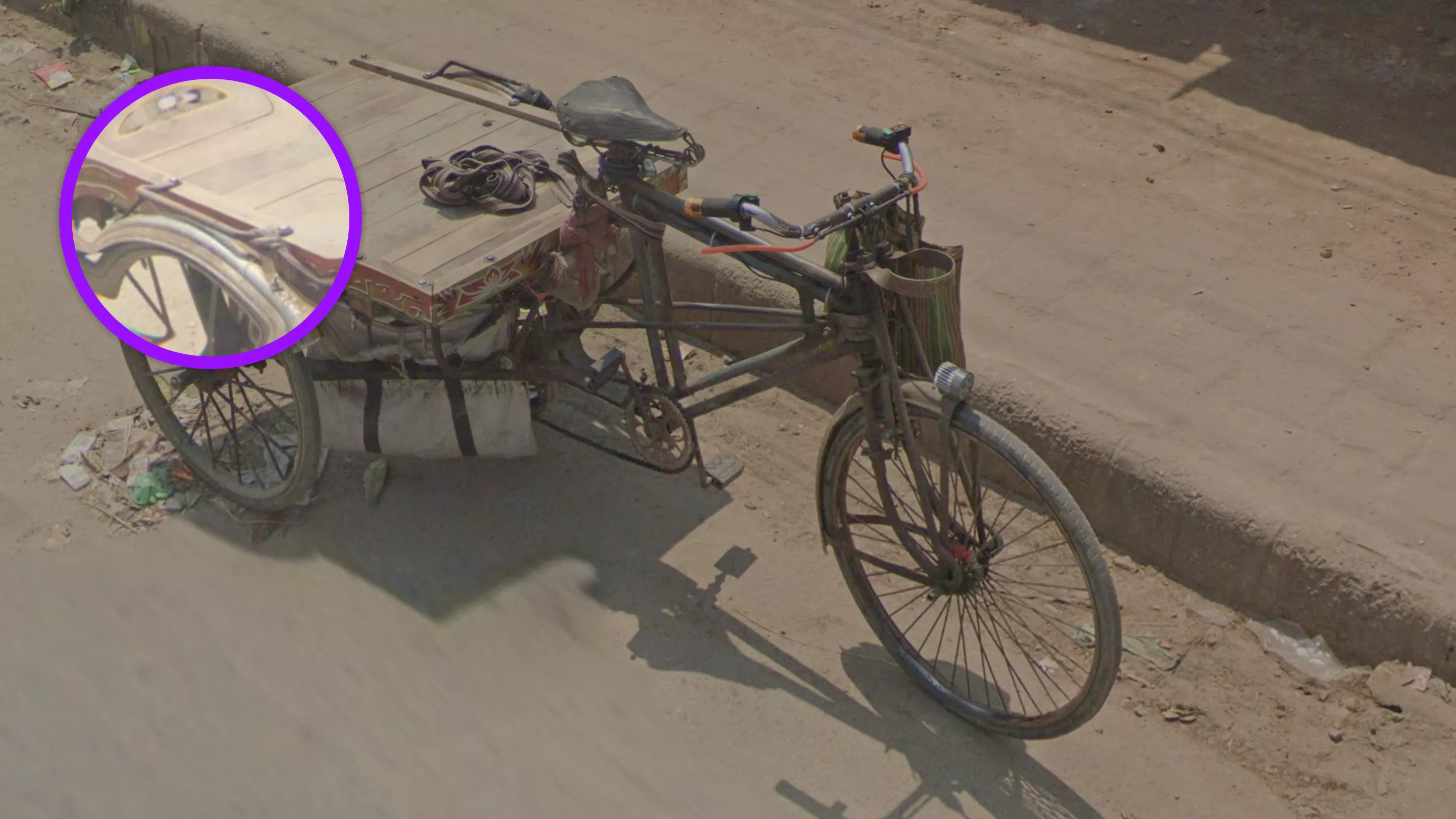 Metal Handle Cycle Rickshaws