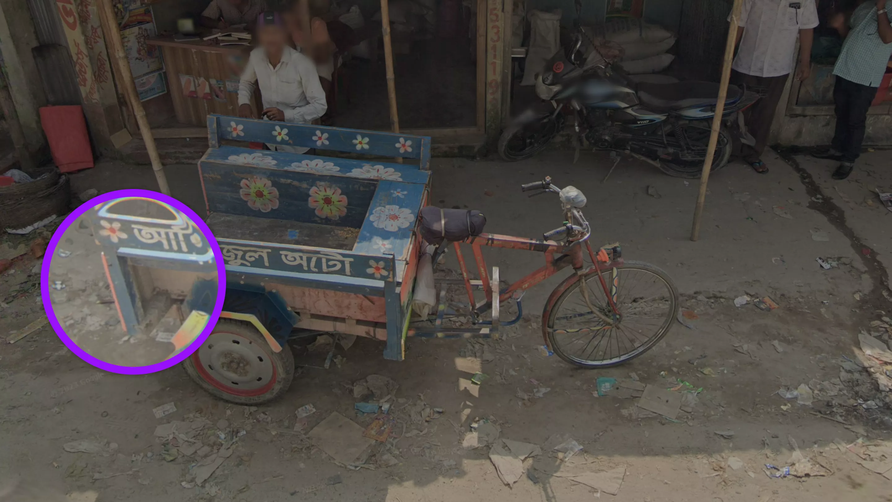 Patgram Cycle Rickshaws